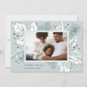 afval | Vakantieknopkaart Feestdagenkaart (Voorkant)