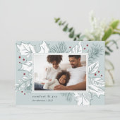 afval | Vakantieknopkaart Feestdagenkaart (Staand voorkant)