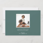 afval | Vakantieknopkaart Feestdagenkaart (Achterkant)