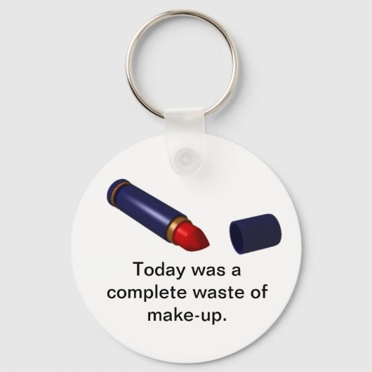 Afval van make-up. sleutelhanger (Voorkant)