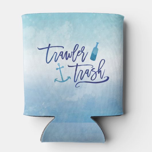 afval van trawlers blikjeskoeler (Achterkant)