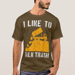 Afval van vuilnis Recyclen vuilnisbak Aarde T-shirt