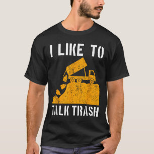 Afval van vuilnis Recyclen vuilnisbak Aarde T-shirt
