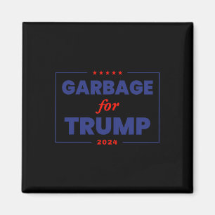 Afval voor Trump 2024 Grappige Trump-supporter 1 Magneet