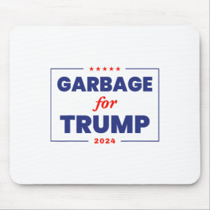 Afval voor Trump 2024 Grappige Trump-supporter 1 Muismat