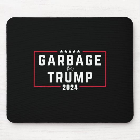 Afval voor Trump 2024 Muismat (Voorkant)
