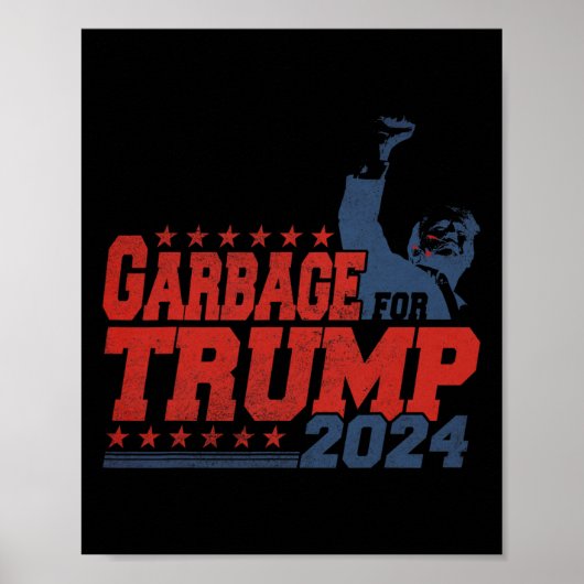 Afval voor Trump 2024 Poster (Voorkant)