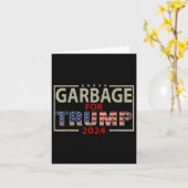 Afval voor Trump 2024 T - shirts - Trump-supporter Kaart (Gele Bloem)