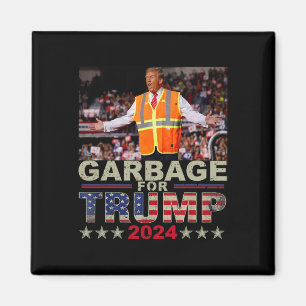 Afval voor Trump 2024 T - shirts - Trump-supporter Magneet