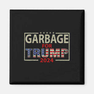 Afval voor Trump 2024 T - shirts - Trump-supporter Magneet
