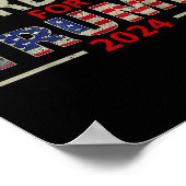 Afval voor Trump 2024 T - shirts - Trump-supporter Poster (Hoek)