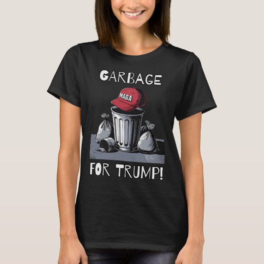 Afval voor Trump Mega Pet Trash Can T-shirt (Voorkant)