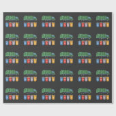 Afval Vrachtwagen Kinder Afvalrecycling Cadeaupapier (Vlak)