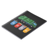 Afval Vrachtwagen Kinder Afvalrecycling Notitieboek (Linkerzijde)