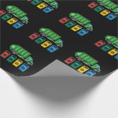 Afval Vrachtwagen Kinder boys Recycling Truck Cadeaupapier (Hoek)