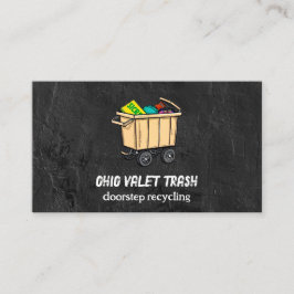 afvalbediende visitekaartje