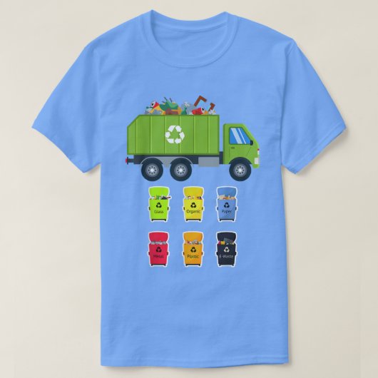 Afvalbeheer Recyclingvuilnisbakken Afvalstoffen Ve T-shirt (Design voorkant)