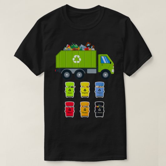 Afvalbeheer Recyclingvuilnisbakken Afvalstoffen Ve T-shirt (Design voorkant)