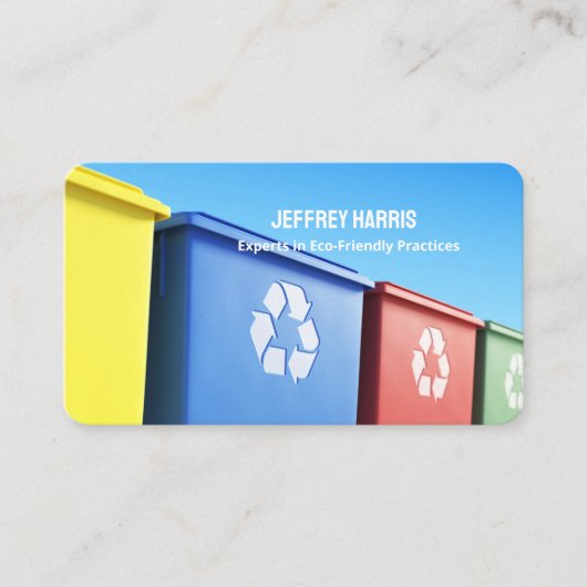 Afvalbeheer Visitekaartje (Voorkant)