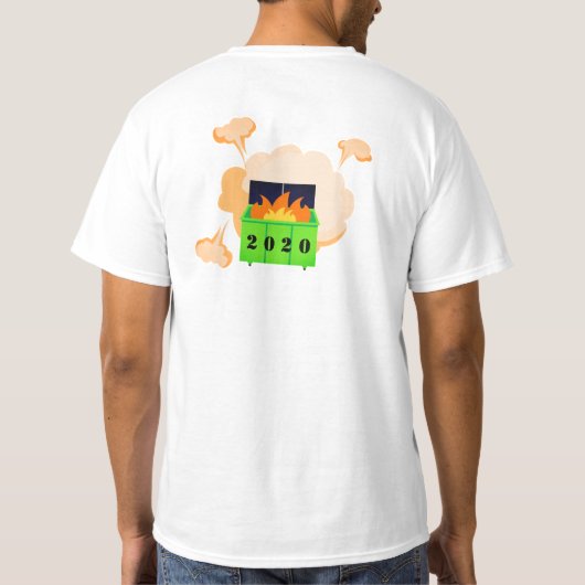  afvalbrand 2020 t-shirt (Achterkant)