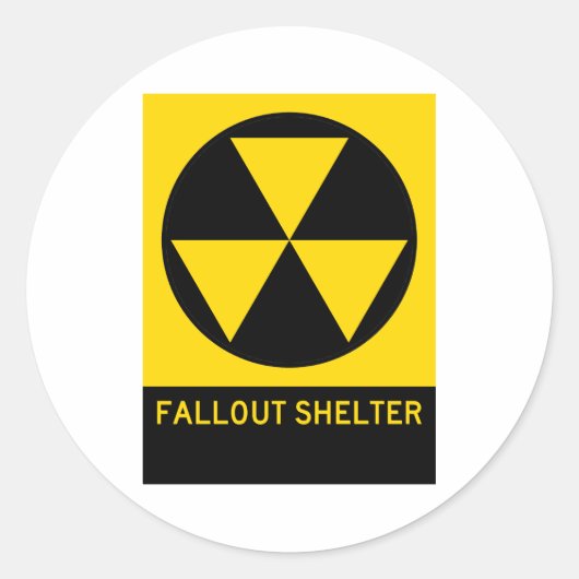 Afvalcontainer voor container in de container ronde sticker (Voorkant)