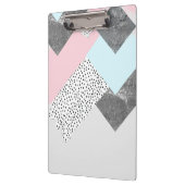 Afvalgeworpen ontwerp voor gebotte betontrommel klembord (Links)