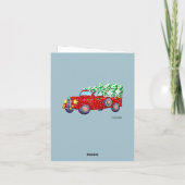 afvalinzamelaars-bedankbericht feestdagen kaart (Achterkant)