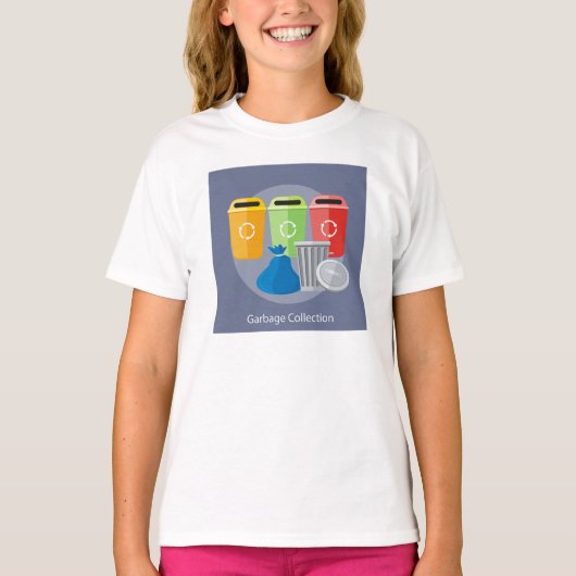 Afvalinzameling T-shirt (Voorkant)
