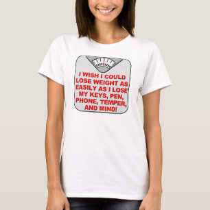 Afvallen En Mijn Geest Grappige T-Shirt Tops