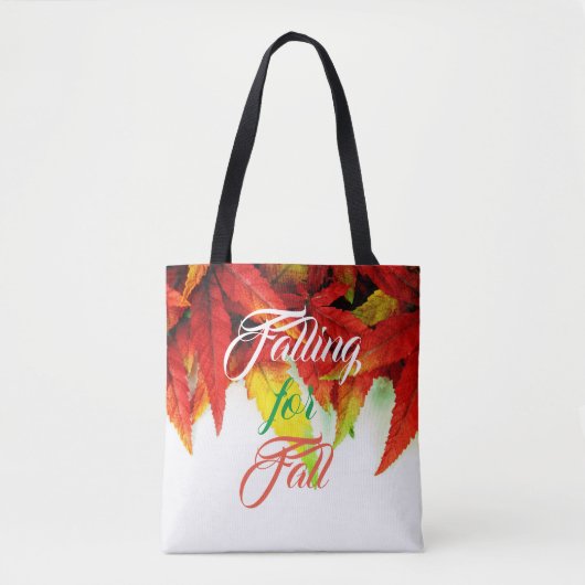 Afvallen van herfst herfsteshorstbladeren tote bag (Voorkant)