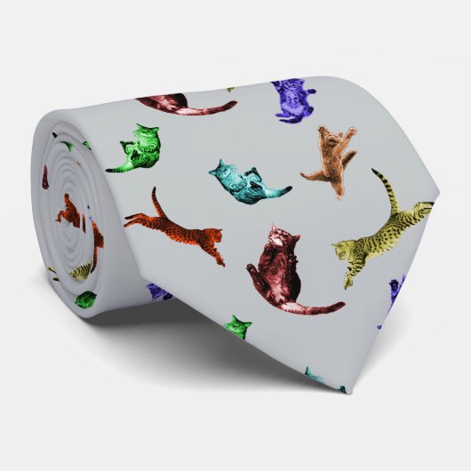 Afvallende Katten Stropdas (Opgerold)
