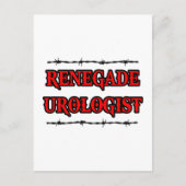 afvallige uroloog briefkaart (Voorkant)