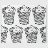 Afvalmandje Cadeaupapier (Vlak)