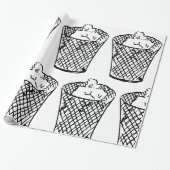 Afvalmandje Cadeaupapier (Uitgerold)