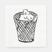 Afvalmandje Servet (Voorkant)