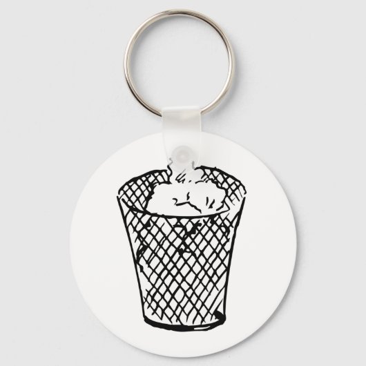 Afvalmandje Sleutelhanger (Voorkant)