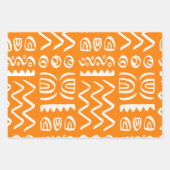 Afvalpapier met Afrikaanse printcoating Inpakpapier Vel (Voorkant 3)