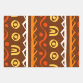 Afvalpapier met Afrikaanse printcoating Inpakpapier Vel (Voorkant 2)