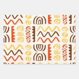 Afvalpapier met Afrikaanse printcoating Inpakpapier Vel