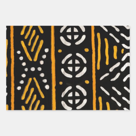 Afvalpapier met Afrikaanse printcoating Inpakpapier Vel (Voorkant 3)