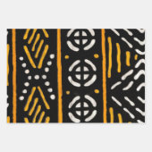 Afvalpapier met Afrikaanse printcoating Inpakpapier Vel (Voorkant)