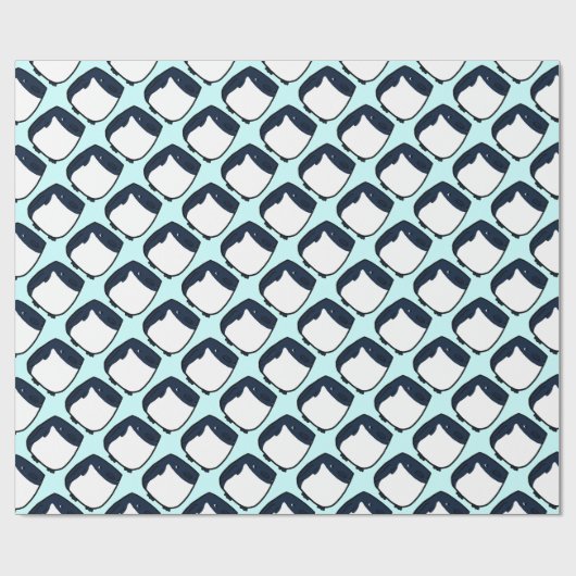 Afvalpapier van Adelie Penguin Cadeaupapier (Vlak)