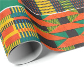 Afvalpapier voor Afrikaanse afdrukken Cadeaupapier (Rol Hoek)