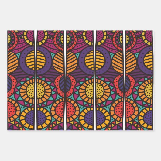 Afvalpapier voor Afrikaanse afdrukken Inpakpapier Vel (Voorkant 3)