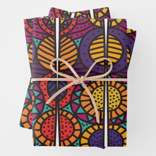 Afvalpapier voor Afrikaanse afdrukken Inpakpapier Vel (In situ)