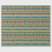 Afvalpapier voor Afrikaanse patrooncadeautjes Cadeaupapier (Vlak)