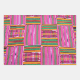 Afvalpapier voor Afrikaanse patrooncadeautjes Inpakpapier Vel