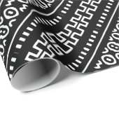 Afvalpapier voor Afrikaanse patroonpatronen Cadeaupapier (Rol Hoek)