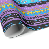 Afvalpapier voor Afrikaanse patroonpatronen Cadeaupapier (Rol Hoek)