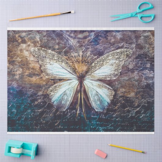 Afvalpapier voor jokervlinder tissuepapier (Craft)